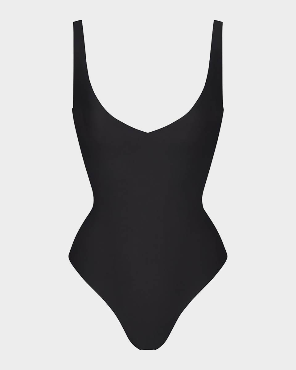 SKIMS Body Sleeveless Plunge Thong Bodysuit